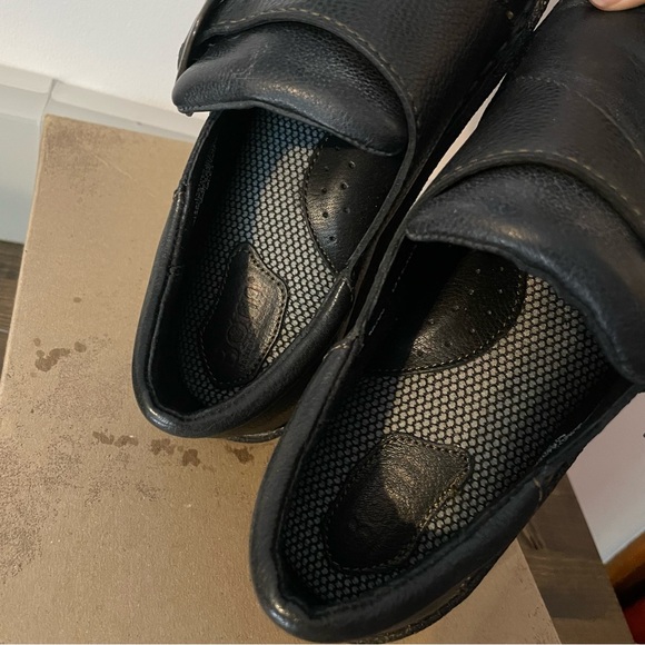 Born Juanita Black Leather shoes women’s size 10 - Picture 6 of 8